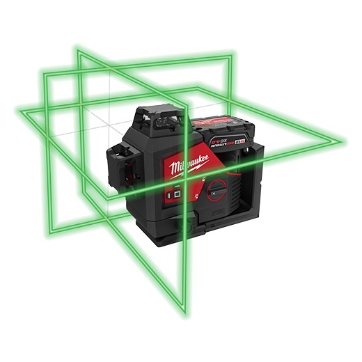 Picture of Milwaukee Electric Tool 3632-21 Milwaukee Electric Tool M12™ Green 360° 3-Plane Laser Kit